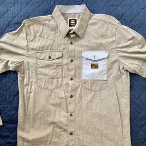 G-star button down shirt.